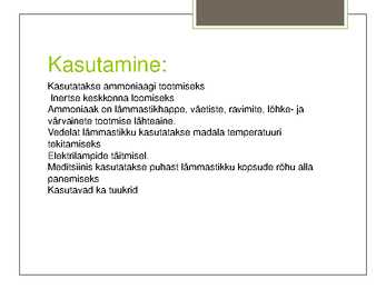 Lämmastik ja tema ühendid #5