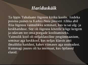 Jaan Poska elulugu #3