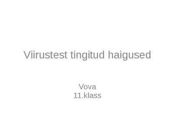 Bakterid ja nende talitus