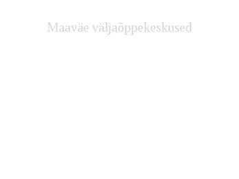 Maavägi ettekanne #9