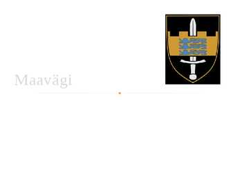 Maavägi ettekanne