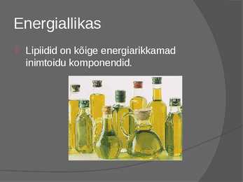 Lipiidide positiivne mõju #2