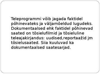 Televisiooni ajalugu #8