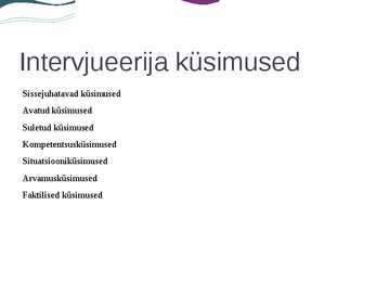 Elis Vink MK10 EDUKAS TÖÖINTERVJUU #5