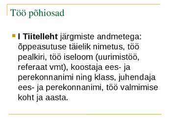 Uurimistöö koostamine #11