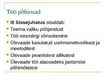 Uurimistöö koostamine #13