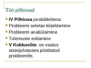Uurimistöö koostamine #14