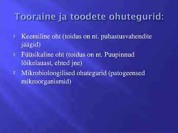 Bufee laua teenindamise korraldamine #14