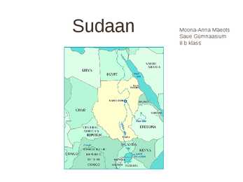 Sudaan - geograafia