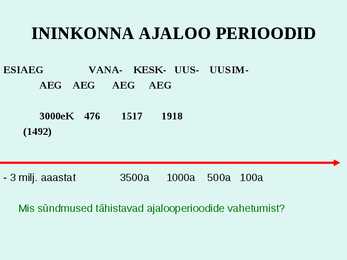 Ühiskonna arenguetapid #2
