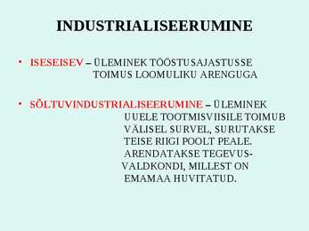 Ühiskonna arenguetapid #7