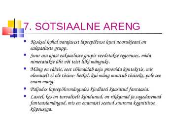 Laste kasvatamine #17