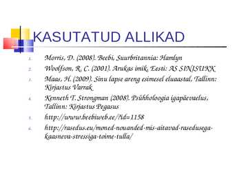 Laste kasvatamine #22