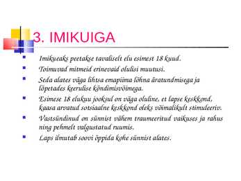 Laste kasvatamine #8