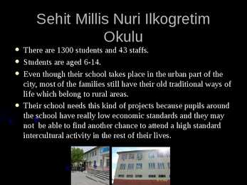 Partners schools in Comenius project #2