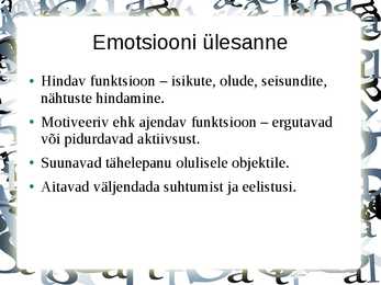 Slaidshow Emotsioon #3