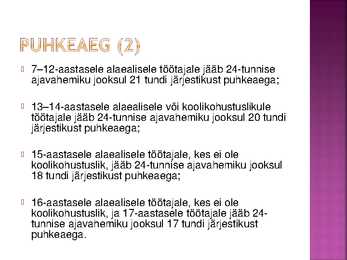 TLS töö- ja puhkeaeg #15
