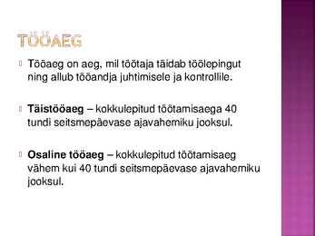 TLS töö- ja puhkeaeg #3