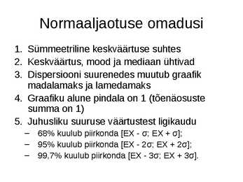 Normaaljaotus #5