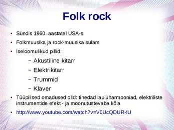 Muusikastiilid #4