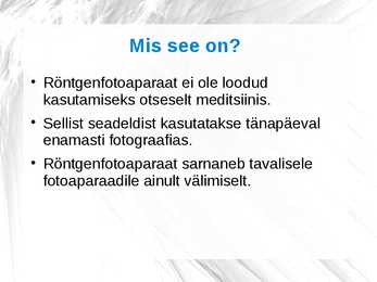 Röntgenfotoaparaat #5
