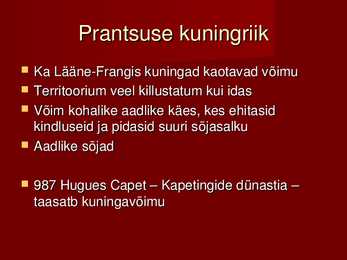 Karolingide impeeriumi lagunemine #12