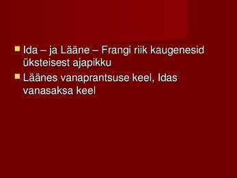 Karolingide impeeriumi lagunemine #4