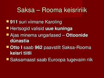 Karolingide impeeriumi lagunemine #10