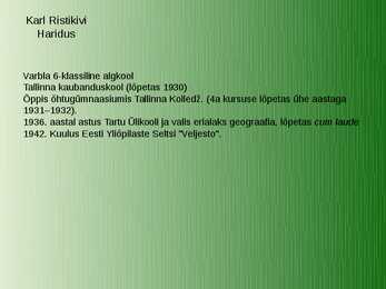 Karl Ristikivi 1912-1977 #4