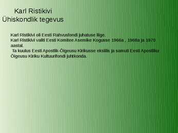 Karl Ristikivi 1912-1977 #5