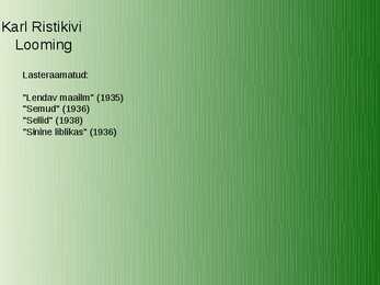 Karl Ristikivi 1912-1977 #6