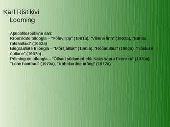 Karl Ristikivi 1912-1977 #9