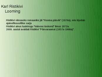 Karl Ristikivi 1912-1977 #10