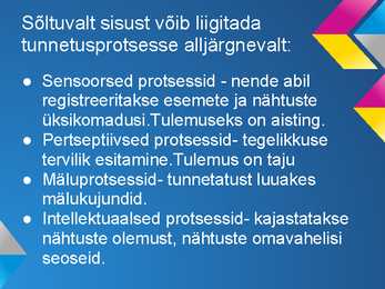 Kognitiivne Psühholoogia #8