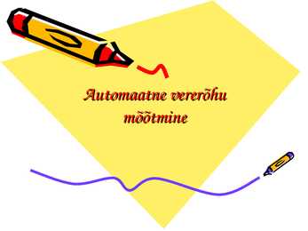 Automaatne vererõhu mõõtmine