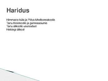 Jakob Hurt eluloo info #3