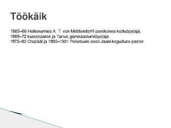 Jakob Hurt eluloo info #4