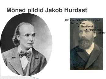 Jakob Hurt eluloo info #8