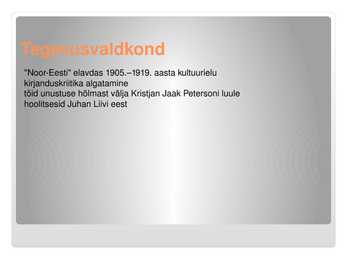 Noor-Eesti #8