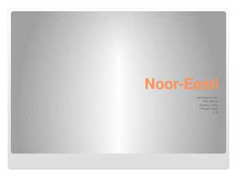 Noor-Eesti