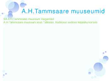 Anton Hansen Tammsaare eluloo kokkuvõte #8