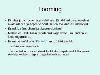 Heiti Talviku elulugu #3