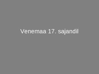 Venemaa 17-sajandil