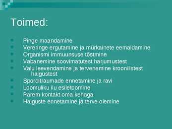 PUNKTMASSAAŽ #3