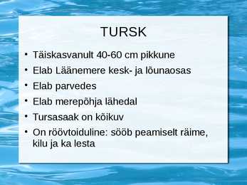 Peamised püügikalad läänemeres #8