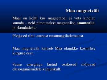 Maa magnetvali #7