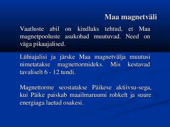 Maa magnetvali #9
