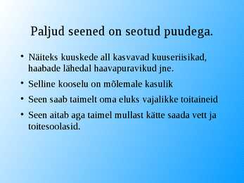 Seened esitlus #9