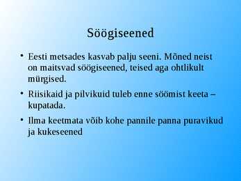 Seened esitlus #10