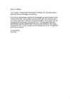 Letter of complaint